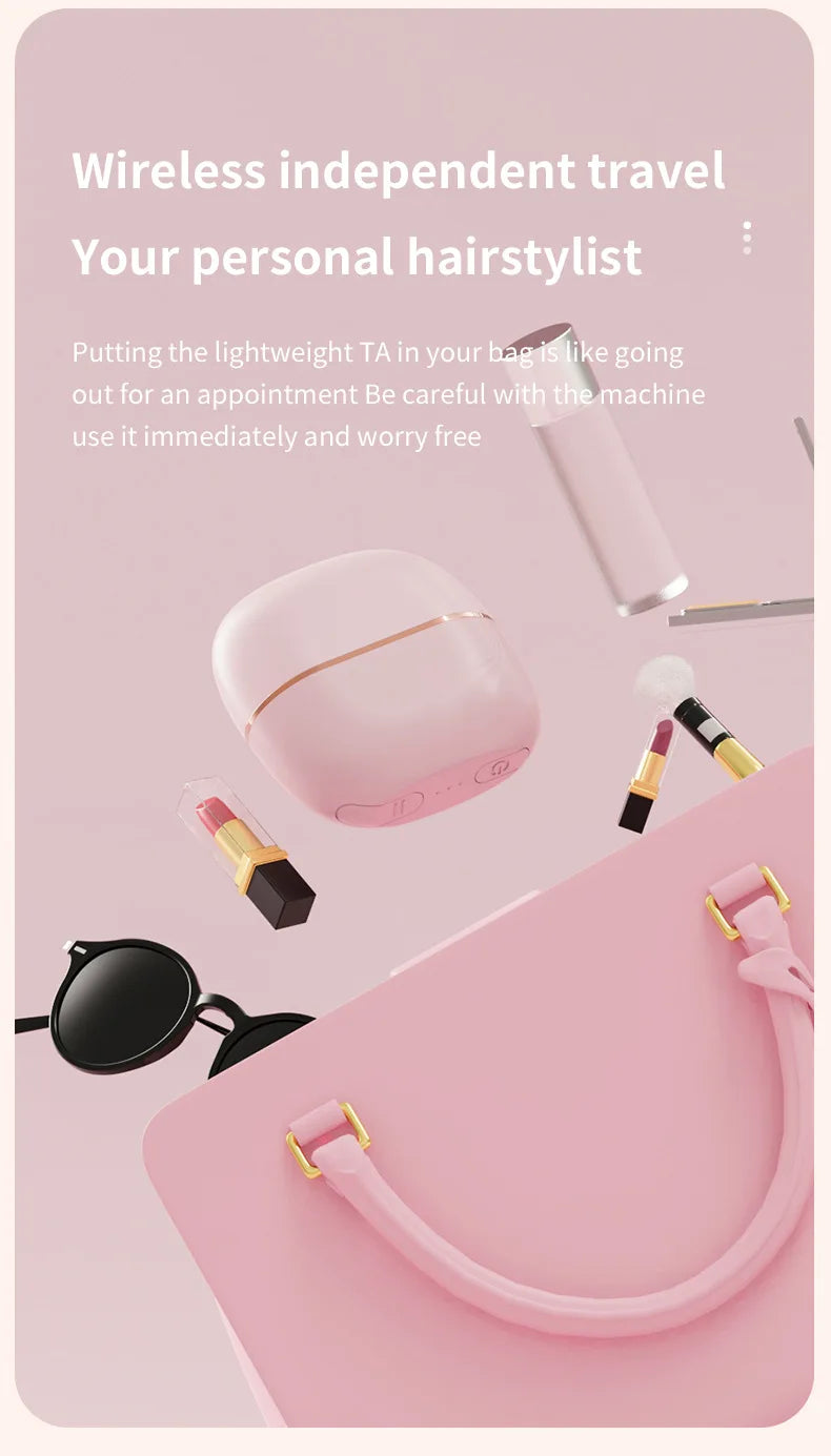 Portable Hair Straightener Brush