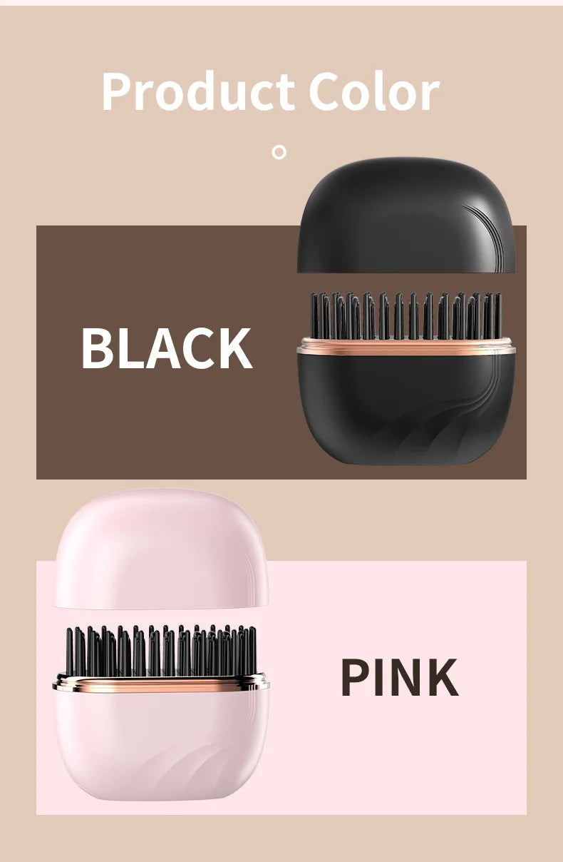 Portable Hair Straightener Brush