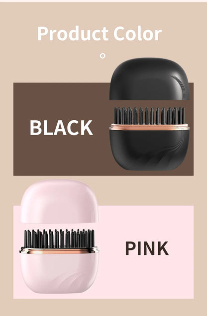 Portable Hair Straightener Brush